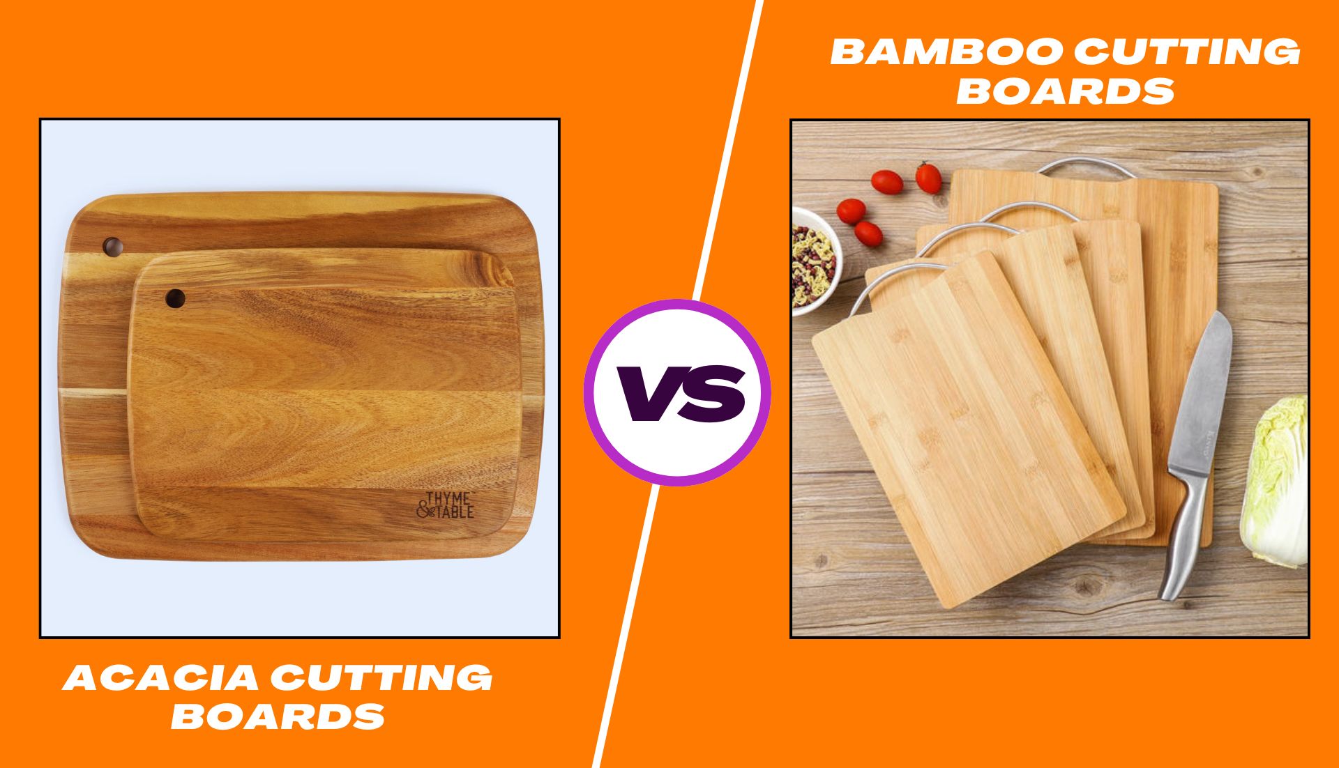 You are currently viewing Acacia vs Bamboo Cutting Boards: My Honest Take